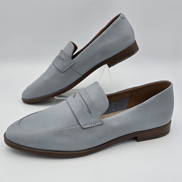 Rockport Women's Perpetua Classic Penny Loafer Blue Chambray CI5109, 8.5 - Picture 5 of 13